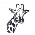 giraffe head outline