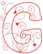 Enchanted Monogram R Embroidery