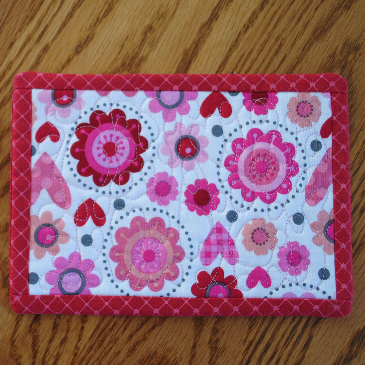 Valentine Mug Rug Embroidery Tips and Blog