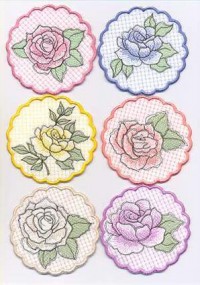 Birdhouse Cottage Crafts Secrets Of Embroidery Square Charger Plates