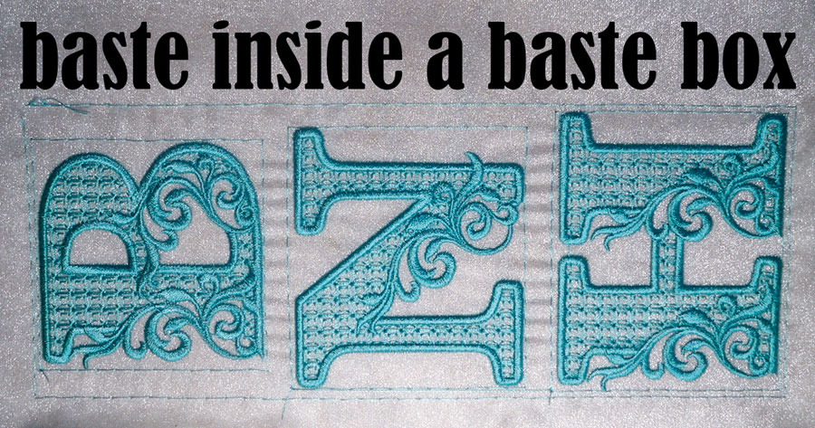 Basting Embroidery